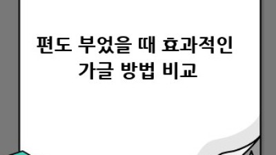 편도 부었을 때, 걱정 마세요!
